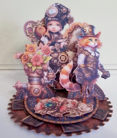 Steam Tinker 8 Triple Easel by Pam Stubley