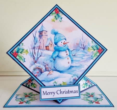 Spring top Frosty the snowman by Pam Stubley