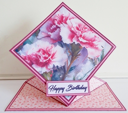 Spring top Pink carnations by Pam Stubley