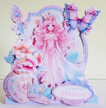 Pretty Pastel Princess 8 XL Shaped Card Kit by Pam Stubley