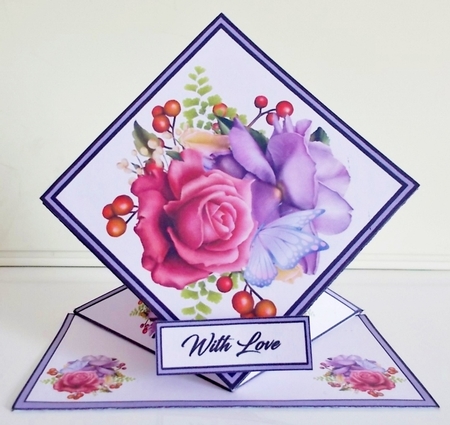 Spring top Belle Epoque roses by Pam Stubley