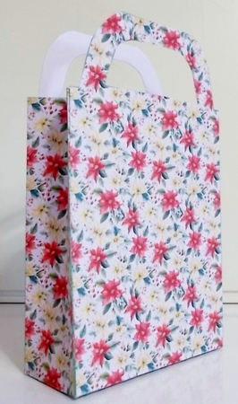 Poinsettia gift bag 11 by Pam Stubley
