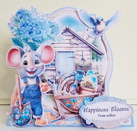 A Little Country Mouse 3 XL Shaped Card Kit by Pam Stubley