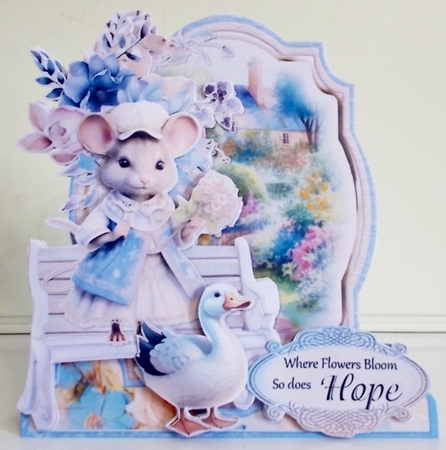 A Little Country Mouse 4 XL Shaped Card Kit by Pam Stubley