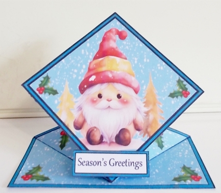 Spring top Christmas Gnome by Pam Stubley