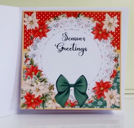 7x7 Christmas Animal Seasons Greetings Insert by Pam Stubley