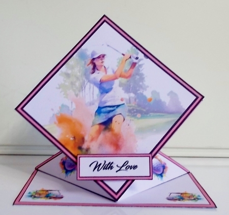 Spring top Ladys golf by Pam Stubley
