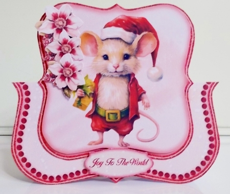 Christmas Mouse Over The Edge Mini Kit   7X7 by Pam Stubley