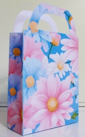 Pastel daisies gift bag 10 by Pam Stubley