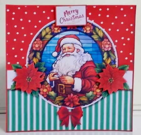 Santa  Three  Mini Kit by Pam Stubley