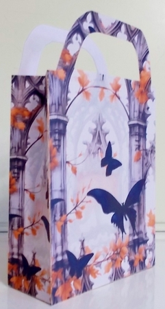 Orange and black Halloween gift bag 7 by Pam Stubley