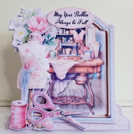 Stitched Up 2 XL Shaped Card Kit by Pam Stubley