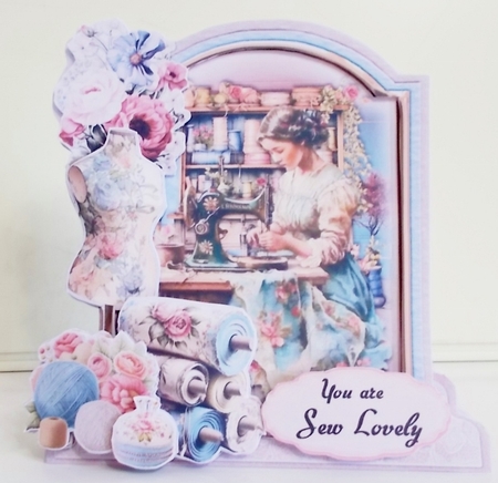 Stitched Up 9 XL Shaped Card Kit by Pam Stubley