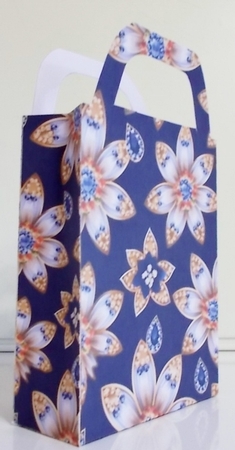 Glitter floral gift bag 8 by Pam Stubley