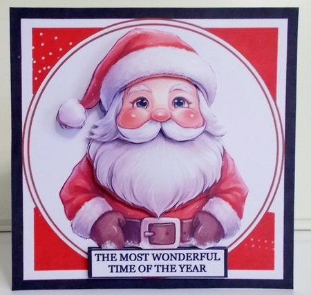 HO HO HO RED SANTA KIT by Pam Stubley