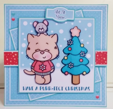 Have a Purrfect Christmas Mini Kit by Pam Stubley