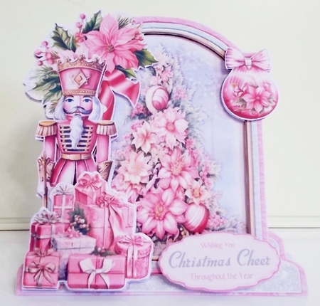 Rosey Christmas 10 XL Shaped Card Kit by Pam Stubley