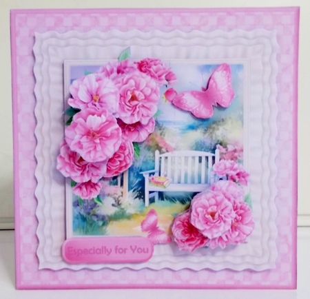 A Quiet Corner - Frilly Frame Card Mini Kit by Pam Stubley