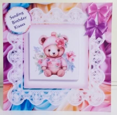 Birthday Teddie Mini Kit by Pam Stubley