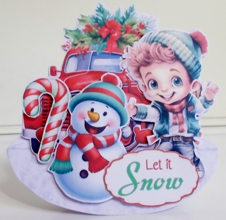 Cute Little Christmas 2 Rocker Card by Pam Stubley