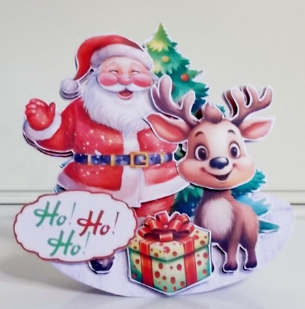 Cute Little Christmas 3 Rocker Card by Pam Stubley