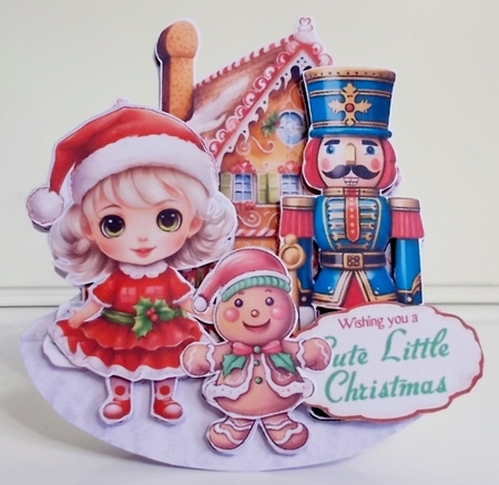 Cute Little Christmas 4 Rocker Card by Pam Stubley