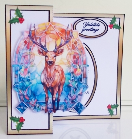FB Stained glass Reindeer by Pam Stubley