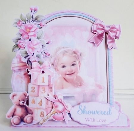 A Girl is a Pearl 2 XL Shaped Card Kit by Pam Stubley