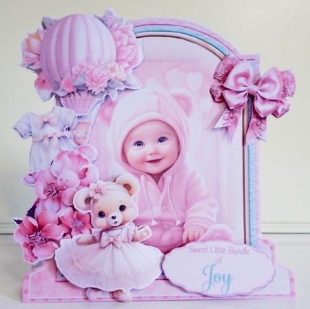A Girl is a Pearl 3 XL Shaped Card Kit by Pam Stubley