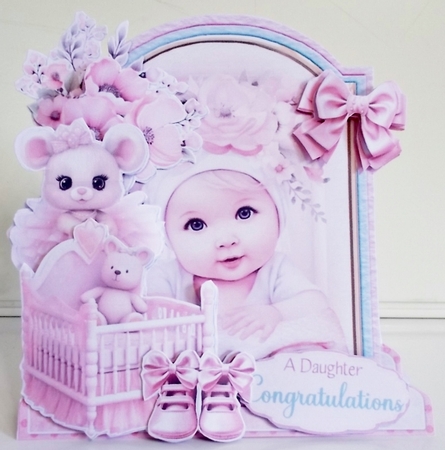 A Girl is a Pearl 5 XL Shaped Card Kit by Pam Stubley