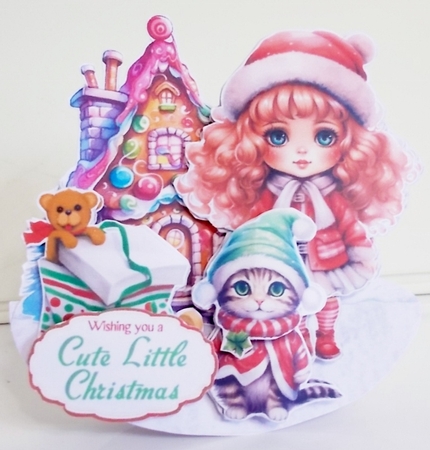 Cute Little Christmas 13 Rocker Card by Pam Stubley
