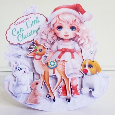 Cute Little Christmas 17 Rocker Card by Pam Stubley