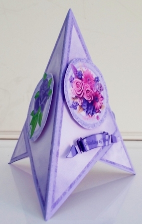 Teepee Card with 4 Toppers by Pam Stubley