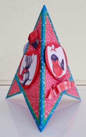 Christmas Teepee Card by Pam Stubley