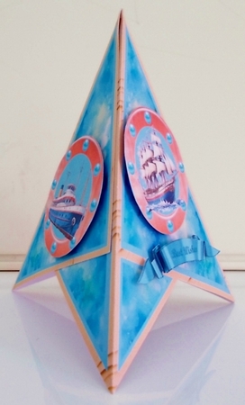 Ocean Teepee Card by Pam Stubley
