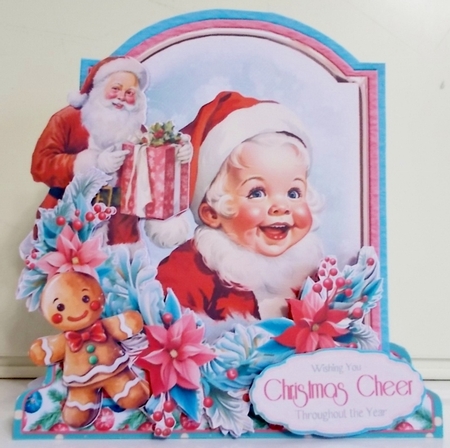 Festive Retro 11 XL Shaped Card Kit by Pam Stubley