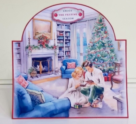 Christmas Room Shaped Mini Page Kit by Pam Stubley