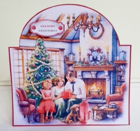 Christmas Room 02 Shaped Mini Page Kit by Pam Stubley