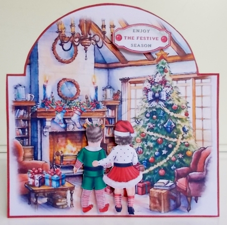 Christmas Room 03 Shaped Mini Page Kit by Pam Stubley