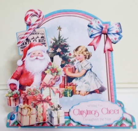 Festive Retro 15 XL Shaped Card Kit by Pam Stubley