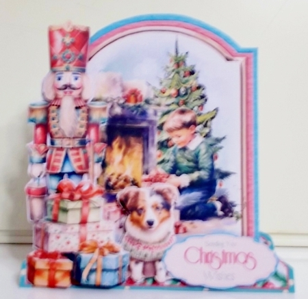 Festive Retro 16 XL Shaped Card Kit by Pam Stubley