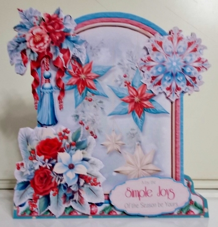 Festive Retro 20 XL Shaped Card Kit by Pam Stubley