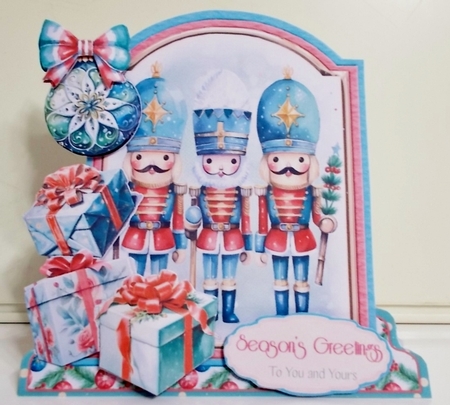 Festive Retro 22 XL Shaped Card Kit by Pam Stubley