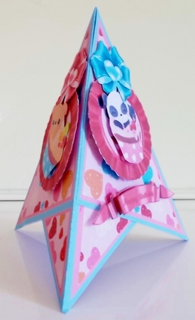 Cup Cake Animal Teepee Card by Pam Stubley