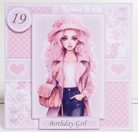 Birthday Girl 12 Mini Kit With Ages 15 - 21 Yrs by Pam Stubley
