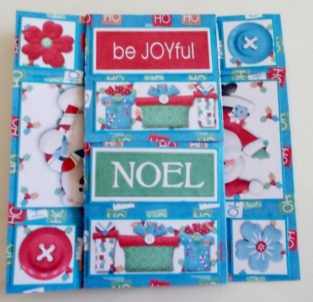 Festive Friends Neverending Christmas Card by Pam Stubley