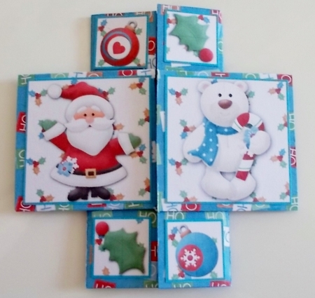 Festive Friends Neverending Christmas Card by Pam Stubley