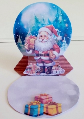 Snowglobe Pop Up Card by Pam Stubley