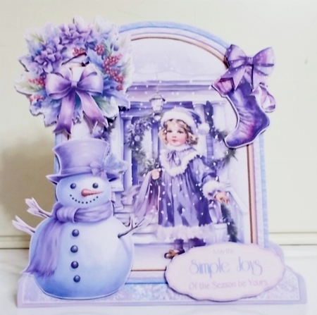 Spreading Christmas Cheer 5 1 XL Shaped Card Kit by Pam Stubley