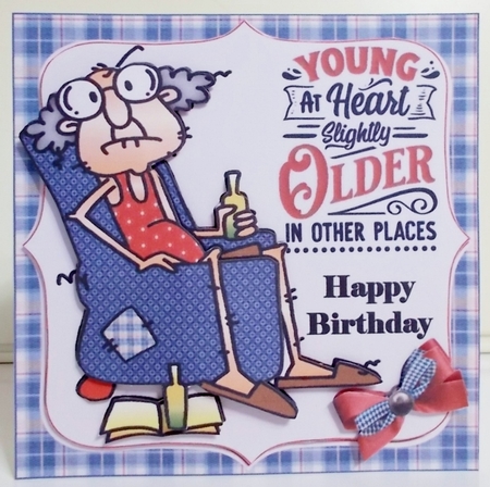 Young at heart 7x7 & A5 mens mini kit by Pam Stubley